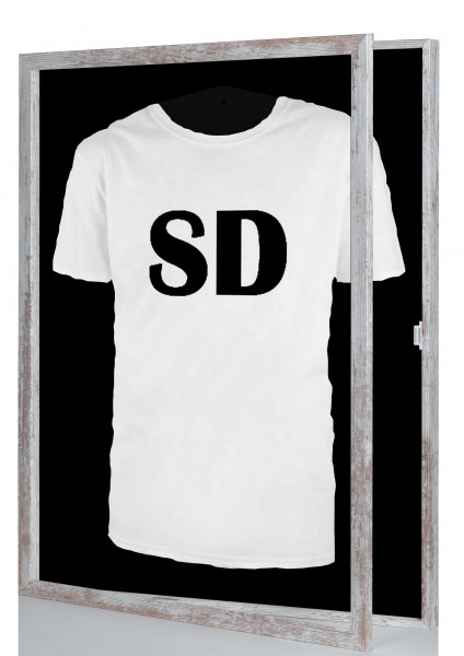 Stallmann Design Trikotrahmen Objektrahmen Rahmen Shirt Trikot Vintage 70x90 cm Rückwand schwarz
