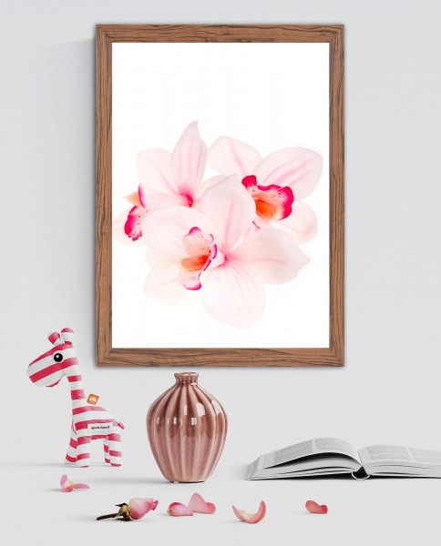 Stallmann Design Bilderrahmen Nussbaum,60 Größen MDF 30mm mit Acrylglas »New Modern«