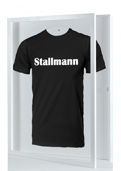Stallmann Design Trikotrahmen Objektrahmen Rahmen Shirt Trikot weiß 70x90 cm Rückwand weiß