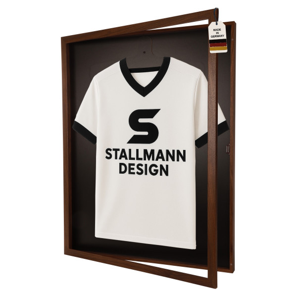 Stallmann Design Trikotrahmen Objektrahmen Rahmen Shirt Trikot Braun 70x90 cm Rückwand schwarz
