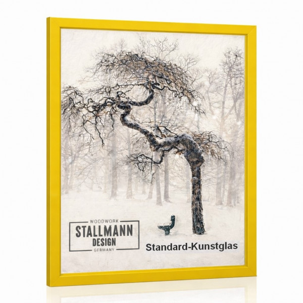 Stallmann Design Bilderrahmen Gelb, 60 Größen MDF 30mm mit Acrylglas »My Frame«