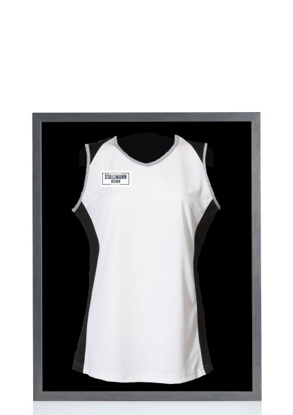 Stallmann Design Trikotrahmen Objektrahmen Rahmen Shirt Trikot Stahl 70x90 cm Rückwand schwarz
