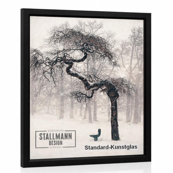 Stallmann Design Bilderrahmen Schwarz, 60 Größen MDF 30mm mit Acrylglas »My Frame«