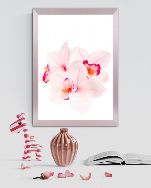Stallmann Design Bilderrahmen Rosa,60 Größen MDF 30mm mit Acrylglas »New Modern«