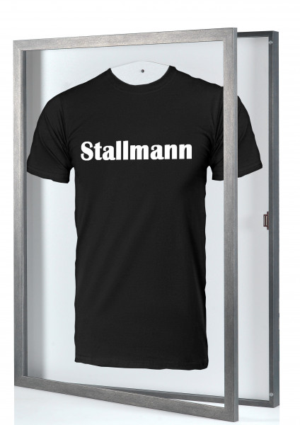 Stallmann Design Trikotrahmen Objektrahmen Rahmen Shirt Trikot Stahl 70x90 cm Rückwand weiß