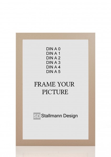 Stallmann Design Bilderrahmen Grau, DIN Format MDF 30mm mit Acrylglas »New Modern«
